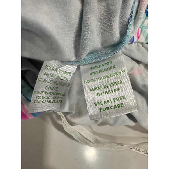 Lilly Pulitzer Womens Printed Sleeveless V Neck Jogger Jumpsuit Size S - Picture 5 of 7